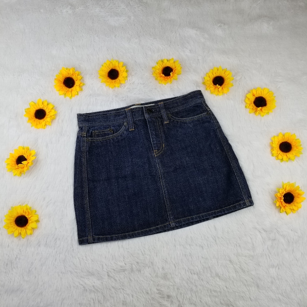 🌻 Gap Jeans Denim Mini Skirt Size 4